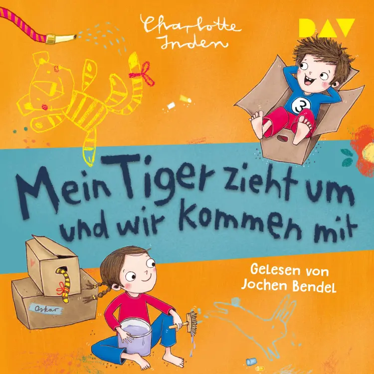 Cover von Charlotte Inden - Mein Tiger zieht um und wir kommen mit