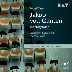 Cover - Robert Walser - Jakob von Gunten - Ein Tagebuch