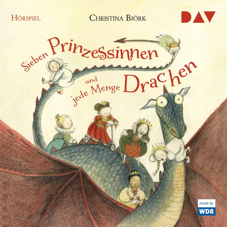 Cover von Christina Björk - Sieben Prinzessinnen und jede Menge Drachen