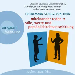 Cover - Friedemann Schulz von Thun - Miteinander reden - Teil 2 - Stile, Werte und Persönlichkeitsentwicklung - Differentielle Psychologie der Kommunikation