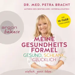 Cover - Dr. med. Petra Bracht - Meine Gesundheitsformel - gesund, schlank, glücklich