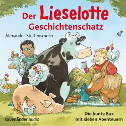 Cover - Alexander Steffensmeier - Der Lieselotte Geschichtenschatz - Die bunte Box mit sieben Abenteuern