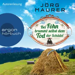 Cover - Jörg Maurer - Kommissar Jennerwein ermittelt - Band 14 - Bei Föhn brummt selbst dem Tod der Schädel