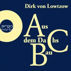 Cover - Dirk von Lowtzow - Aus dem Dachsbau