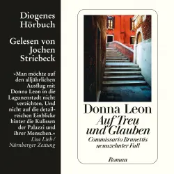 Cover - Donna Leon - Commissario Brunetti 19 - Auf Treu und Glauben