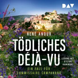 Cover - René Anour - Campanard ermittelt in der Provence - Band 3 - Tödliches Déjà-vu. Ein Fall für Commissaire Campanard