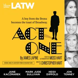Cover - James Lapine - Act One - From the Autobiography by Moss Hart