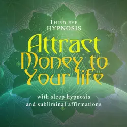 Cover - Third eye hypnosis - Attract money to your life - With sleep hypnosis and subliminal affirmations
