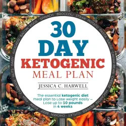 Cover - Jessica C. Harwell - 30 Day Ketogenic Meal Plan - The Essential Ketogenic Diet Meal Plan to Lose Weight Easily, Lose Up to 10 Pounds in 4 Weeks
