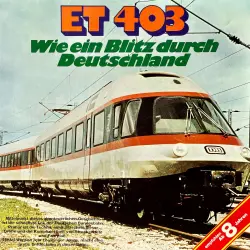Cover - Claus Peter Lemmer - ET 403 - Wie ein Blitz durch Deutschland