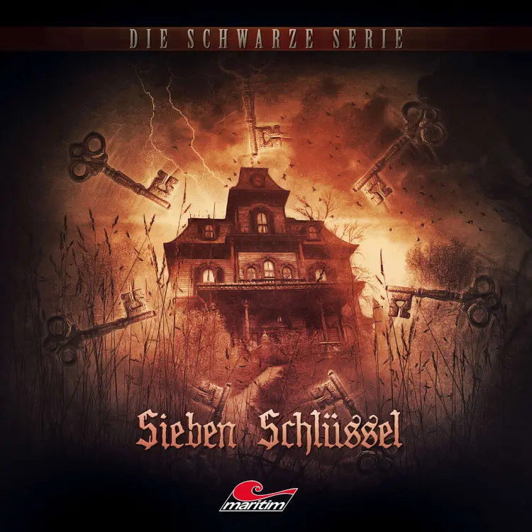 Cover von Die schwarze Serie - Folge 17 - Sieben Schlüssel
