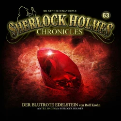 Cover - Sherlock Holmes Chronicles - Folge 63 - Der blutrote Edelstein