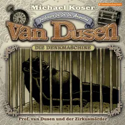Cover - Professor van Dusen - Folge 25 - Professor van Dusen und der Zirkusmörder