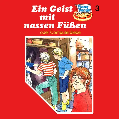 Cover von Pizzabande - Folge 3 - Ein Geist mit nassen Füßen (oder Computerdiebe)