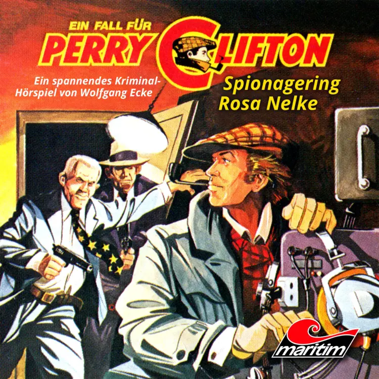 Cover von Wolfgang Ecke - Perry Clifton - Folge 2 - Spionagering Rosa Nelke