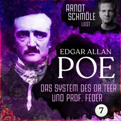 Cover - Edgar Allan Poe - Arndt Schmöle liest Edgar Allan Poe - Band 7 - Das System des Dr. Teer und Prof. Feder
