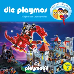 Cover - Die Playmos - Das Original Playmobil Hörspiel - Folge 2 - Angriff der Drachenritter