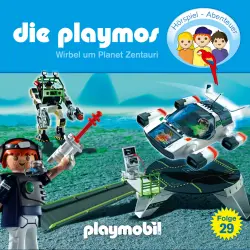 Cover - Die Playmos - Das Original Playmobil Hörspiel - Folge 29 - Wirbel um Planet Zentauri