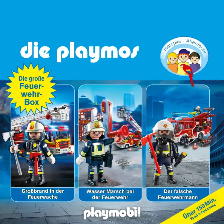 Cover von Die Playmos  - Die Playmos - Die große Feuerwehr-Box, Folgen 42, 57, 62
