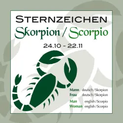 Cover - Marty Wells - Sternzeichen Skorpion 24,10,-22,11,
