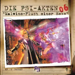 Cover - Simeon Hrissomallis - Die PSI-Akten - Folge 6 - Malwine - Fluch einer Hexe
