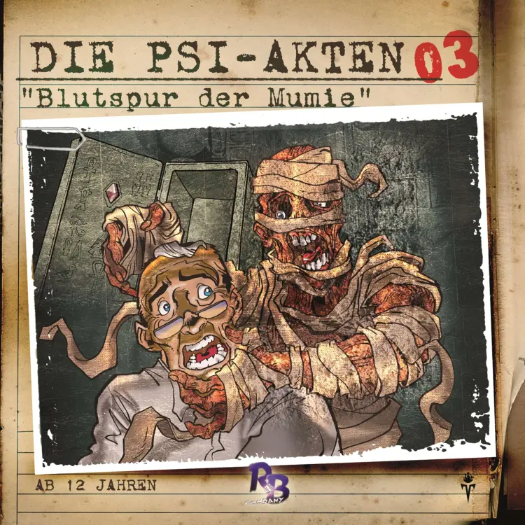 Cover von Simeon Hrissomallis - Die PSI-Akten - Folge 3 - Blutspur der Mumie