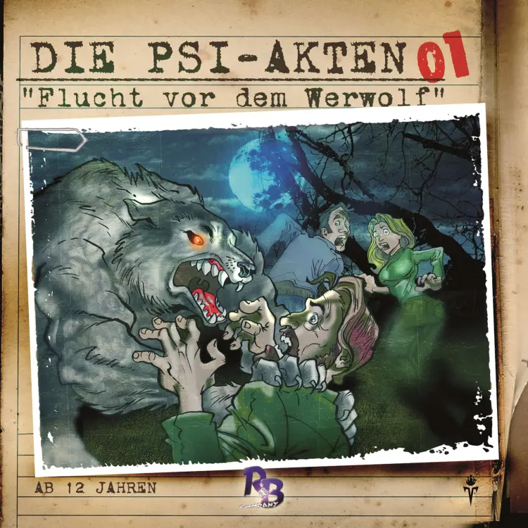 Cover von Simeon Hrissomallis - Die PSI-Akten - Folge 1 - Flucht vor dem Werwolf
