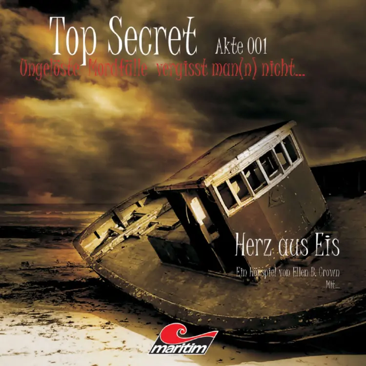 Cover von Ellen B. Crown - Top Secret - Akte 1 - Herz aus Eis