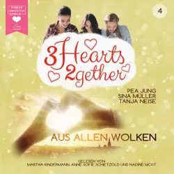 Cover - Pea Jung - 3hearts2gether - Band 4 - Aus allen Wolken