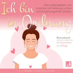 Cover - Seraphine Monien - Ich bin in Ordnung - Das Lebensgesetz von Ursache und Wirkung nutzen und Anziehungskraft stärken / inkl. Achtsamkeit im Alltag / Introspektion