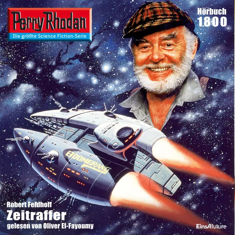 Cover von Robert Feldhoff - Perry Rhodan - Erstauflage 1800 - Zeitraffer