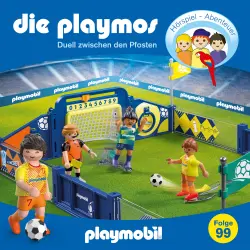 Cover - Die Playmos - Folge 99 - Duell zwischen den Pfosten