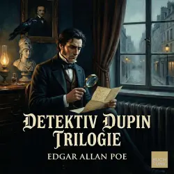 Cover - Edgar Allan Poe - Detektiv Dupin Trilogie - Der Doppelmord in der Rue Morgue, Das Geheimnis der Marie Rogêt, Der entwendete Brief