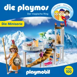 Cover - Die Playmos - Sturzflug beim Olymp - Folge 100 - Der magische Ring - Episode 4