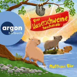 Cover - Matthäus Bär - Die Wasserschwein-Reihe - Band 3 - Drei Wasserschweine tauchen ab
