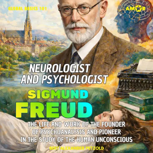 Cover - Bert Alexander Petzold - Global Basics 101 - Your Series for Modern Knowledge - Folge 15 - Sigmund Freud, Neurologist and Psychologist - The Life and Work of the Founder of Psychoanalysis and Pioneer in th ...