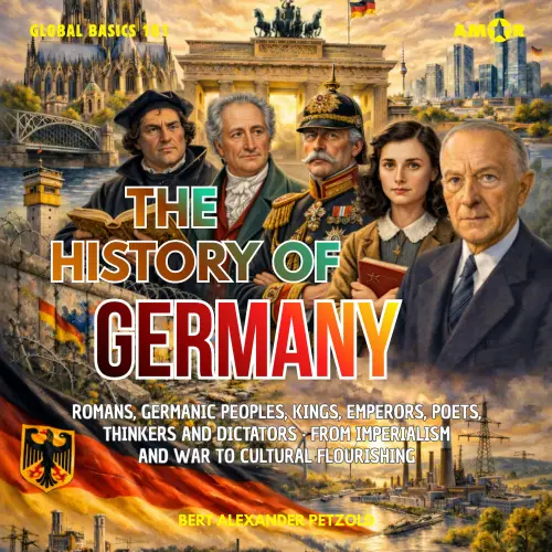 Cover - Bert Alexander Petzold - Global Basics 101 - Your Series for Modern Knowledge - Folge 16 - The History of Germany - Romans, Germanic Peoples, Kings, Emperors, Poets, Thinkers and Dictators - From Imperiali ...