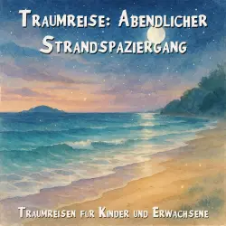 Cover - Traumreisen für Kinder und Erwachsene - Traumreise: Abendlicher Strandspaziergang