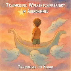Cover - Traumreisen für Kinder - Traumreise: Wolkenschiffsfahrt im Abendhimmel