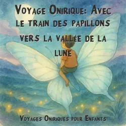 Cover - Voyages Oniriques pour Enfants - Voyage Onirique: Avec le train des papillons vers la vallée de la lune