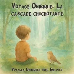 Cover - Voyages Oniriques pour Enfants - Voyage Onirique: La cascade chuchotante