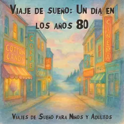 Cover - Viajes de Sueño para Niños y Adultos - Viaje de sueño: Un día en los años 80