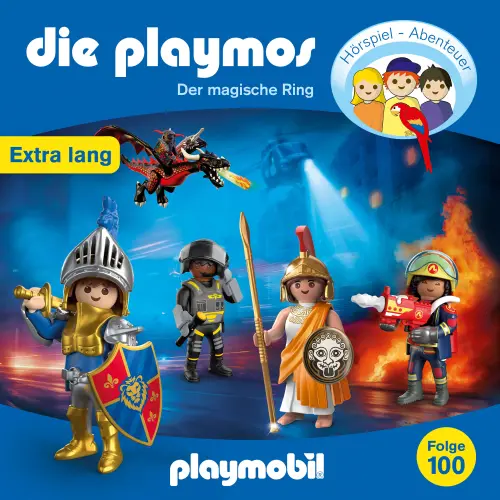 Cover - Die Playmos - Das Original Playmobil Hörspiel - Folge 100 - Der magische Ring