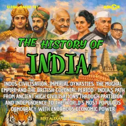 Cover - Bert Alexander Petzold - Global Basics 101 - Your Series for Modern Knowledge - Folge 35 - The History of India - Indus Civilisation, Imperial Dynasties, the Mughal Empire and the British Colonial Period - ...