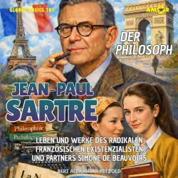 Cover - Bert Alexander Petzold - Global Basics 101 - Deine Serie für modernes Wissen - Folge 33 - Der Philosoph Jean-Paul Sartre - Leben und Werke des radikalen französischen Existenzialisten und Partners Simone d ...