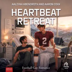 Cover - Aaron Coxx - L.A. Thunderwolves MM Football Romance - Eine Haters to Lovers Gay Romance auf Deutsch für alle, die gern Football Liebesromane lesen - Band 2 - Heartbeat Retreat