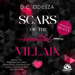 Cover - D. C. Odesza - Obsidian Villains - Band 1 - Scars of the beautiful Villain