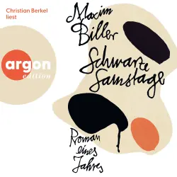 Cover - Maxim Biller - Schwarze Samstage - Roman eines Jahres
