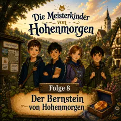 Cover - Tom Langohr - Die Meisterkinder von Hohenmorgen - Folge 8 - Der Bernstein von Hohenmorgen