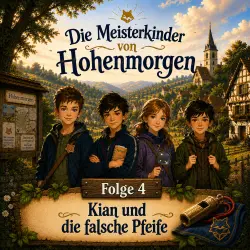 Cover - Tom Langohr - Die Meisterkinder von Hohenmorgen - Folge 4 - Kian und die falsche Pfeife